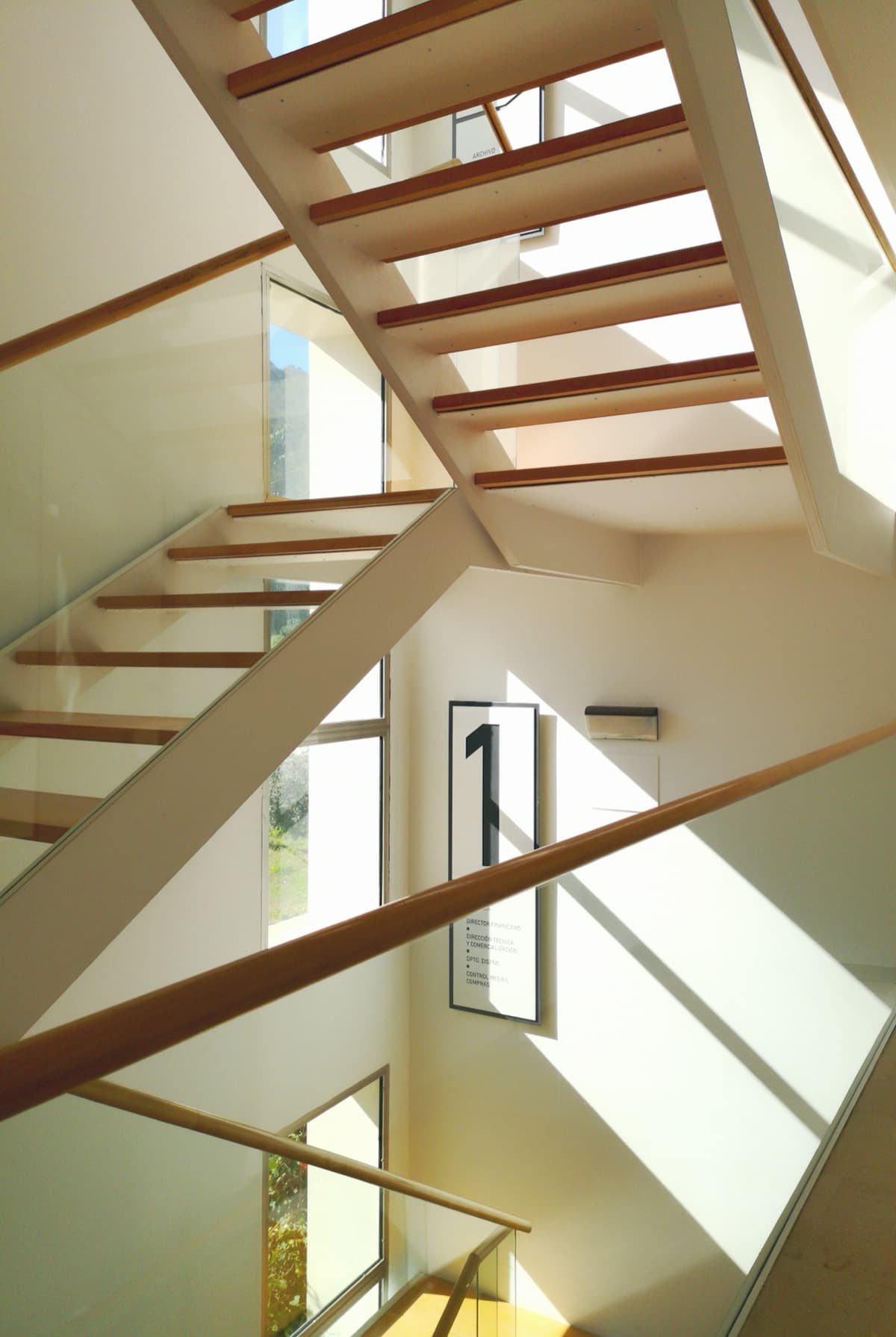 Modern staircase interior symbolising stage-by-stage progress in project delivery